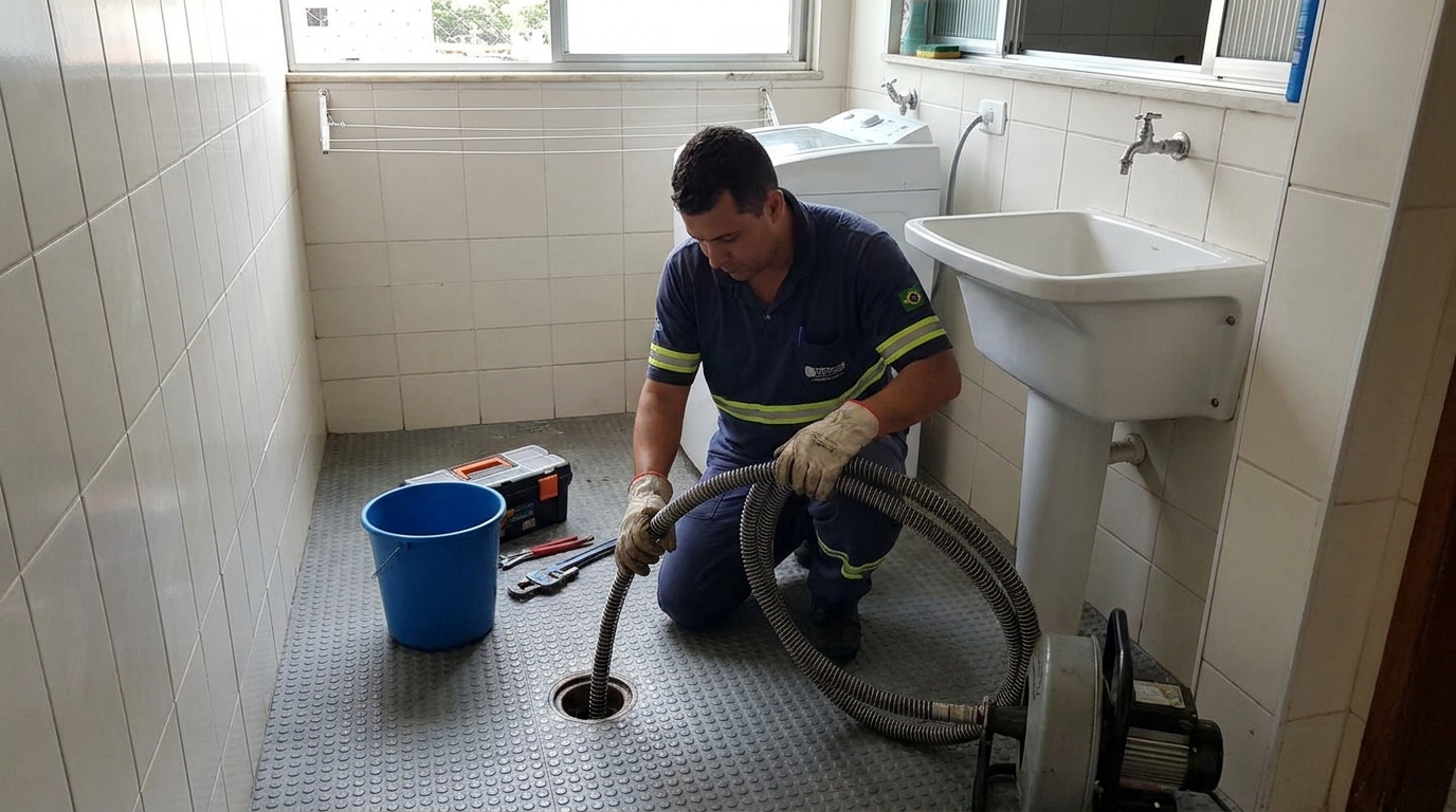 Desobstrução na Cozinha em Manaus‑AM